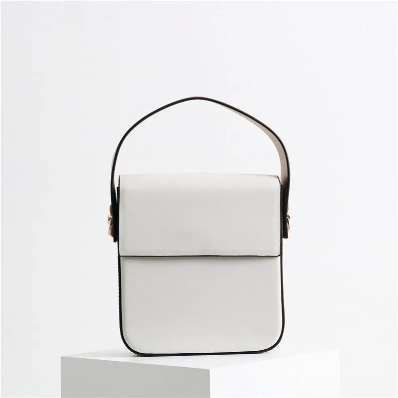 Womens Leather Phone Cross-Body Small Square Bags